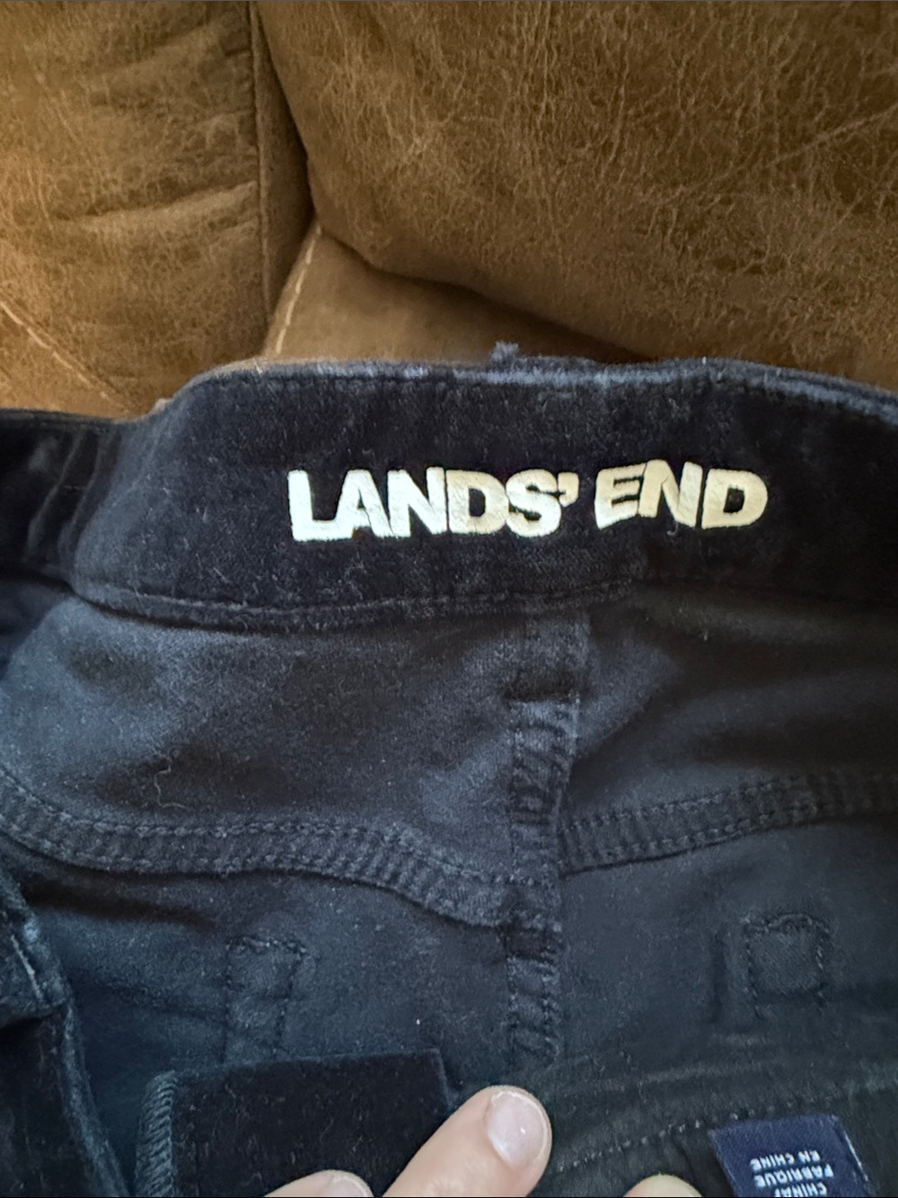 Lands' End women’s  Black Pants size 10